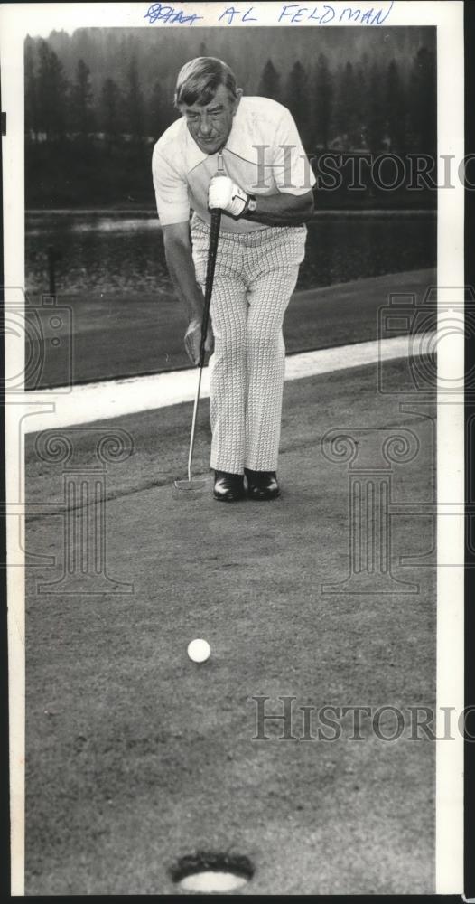 1972 Press Photo Golfer Al Feldman - sps02519 - Historic Images