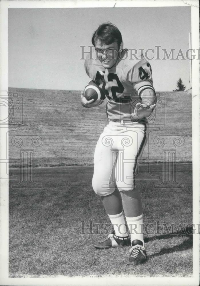 1969 Press Photo Football player, Frank Doctor - sps02537 - Historic Images