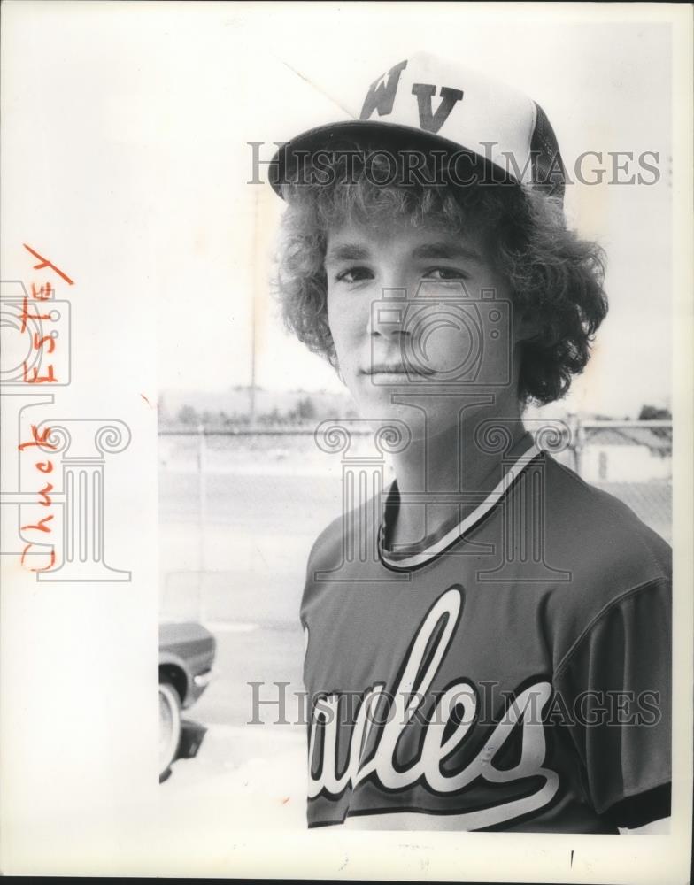1979 Press Photo W.V. Baseball player, Chuck Estey - sps02584 - Historic Images