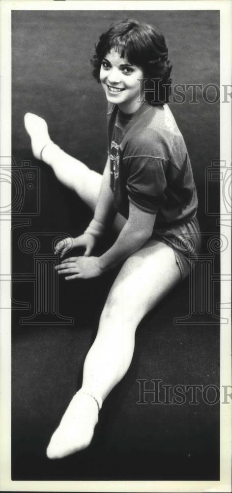 1982 Press Photo Gymnast, Karen Erickson - sps02590 - Historic Images