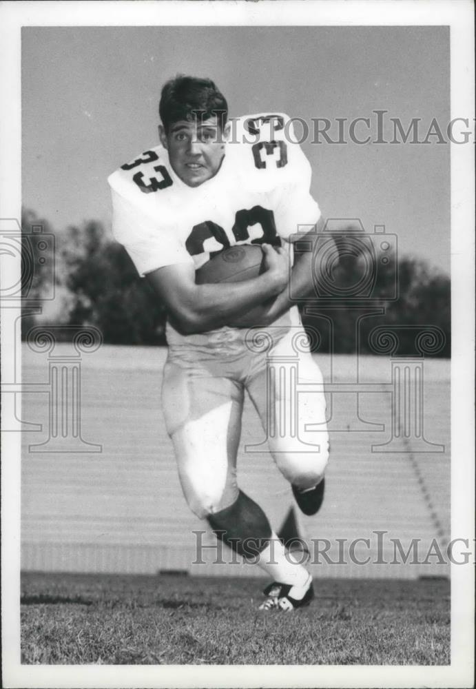 1970 Press Photo Washington State University football fullback, Bob Ewen - Historic Images