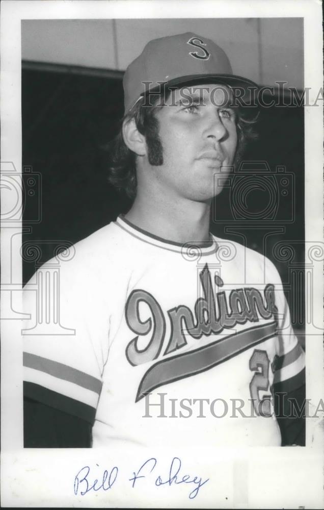 1973 Press Photo Spokane Indians baseball catcher, Bill Fahey - sps02609 - Historic Images