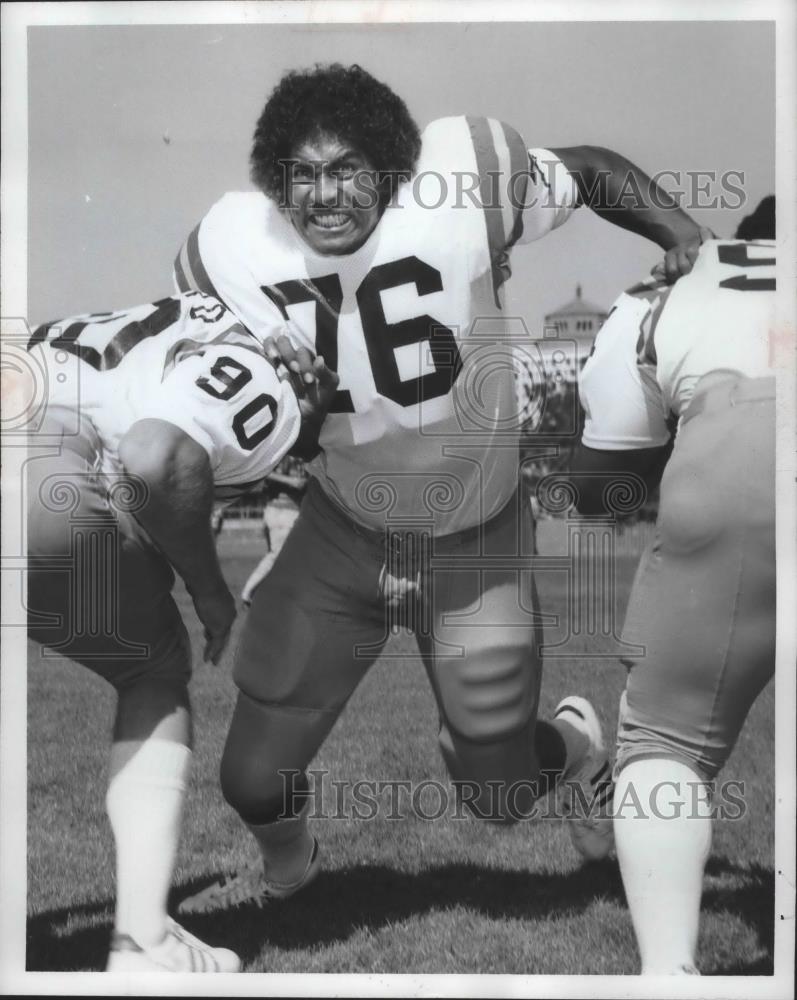 1975 Press Photo UCLA football player, Cliff Frazier - sps02624 - Historic Images