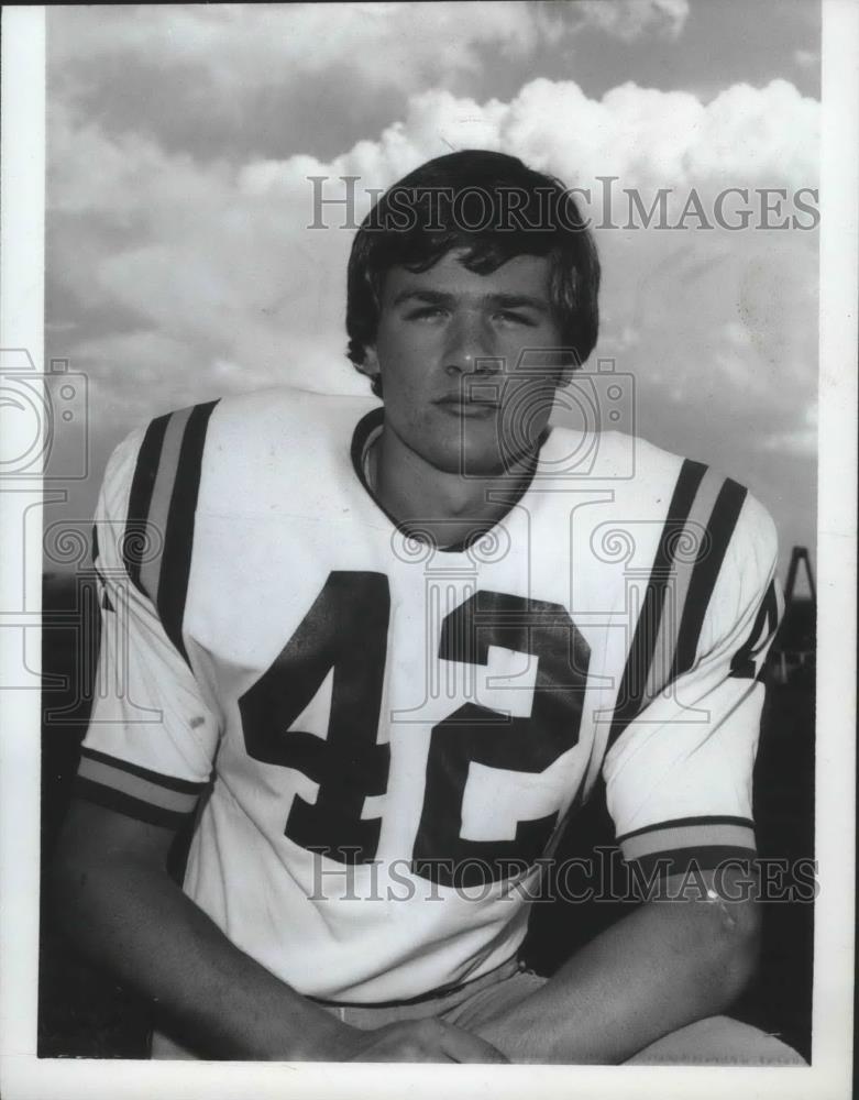 1973 Press Photo Steve Dodds-MSU&#39;s Starting Safety for Football Team - sps02698 - Historic Images