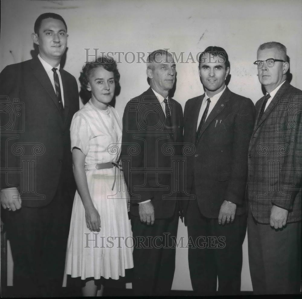 1963 Press Photo Newly elected officers of Pacific Northwest Management Assoc. - Historic Images