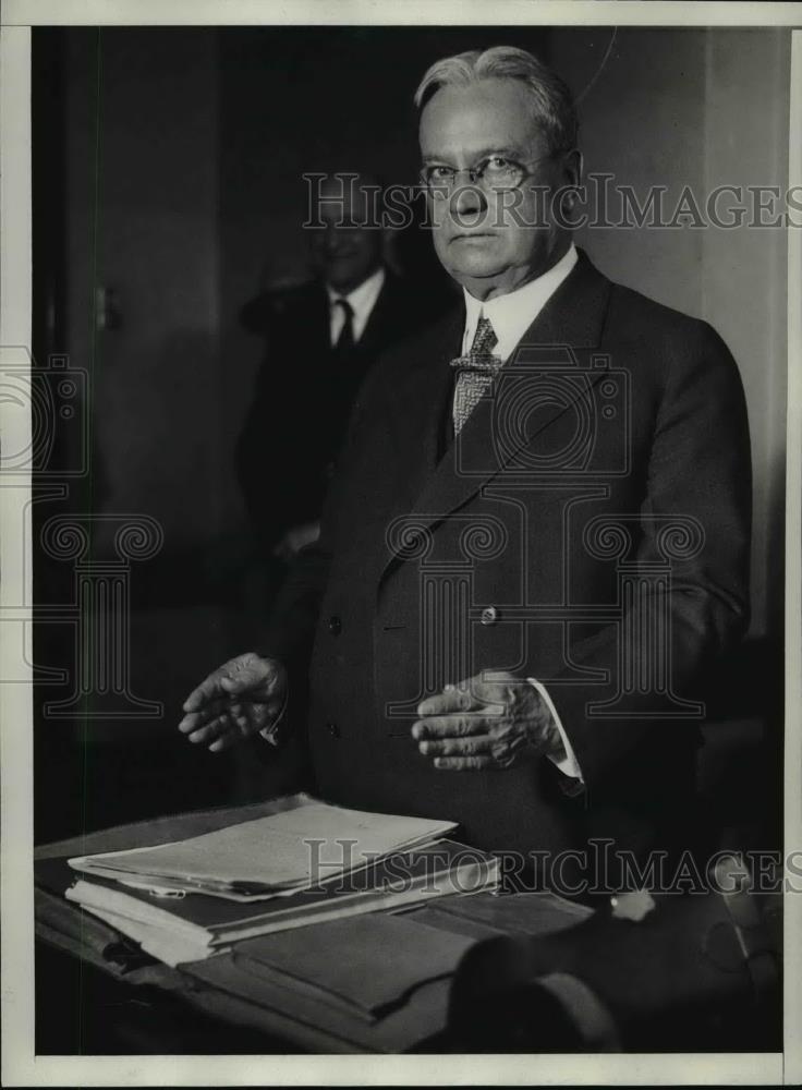 1930 Press Photo Senator Hiram Johnson of California - spa13801 - Historic Images