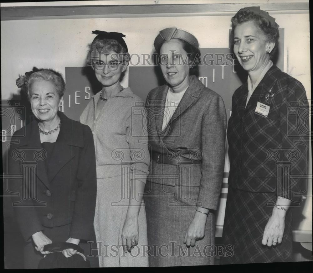 1960 Press Photo Officers Spokane school system Dr Eleanor Peterson, M Historic Images