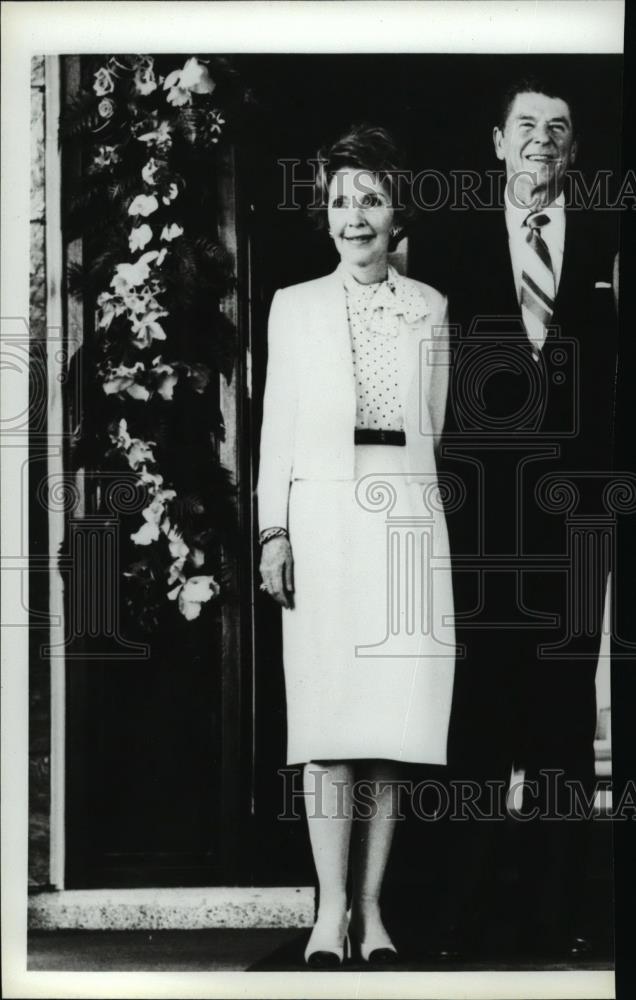 1984 Press Photo President and Mrs. Reagan - spa15035 - Historic Images