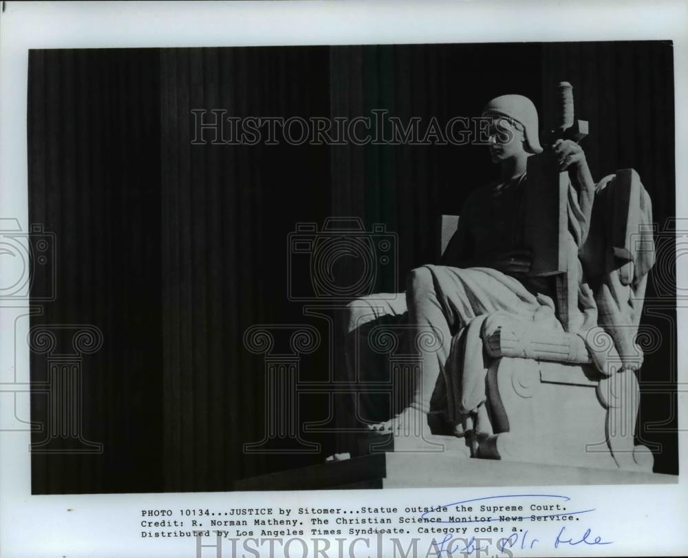 Press Photo U.S. Supreme Court Bulding - orb62440 - Historic Images