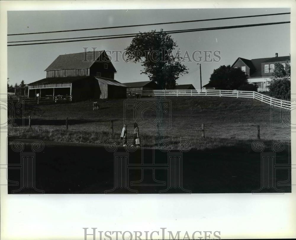 1982 Press Photo Traffic Safety in Firwood Road - orb62921 - Historic Images