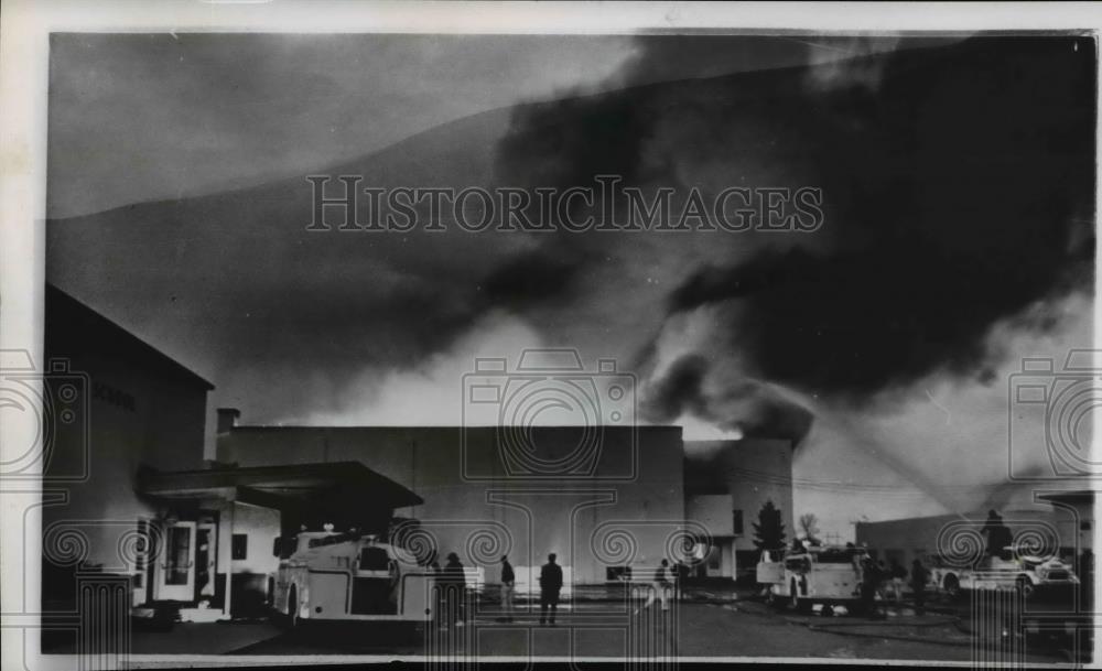 1965 Press Photo Central High School-fire - orb75641 - Historic Images