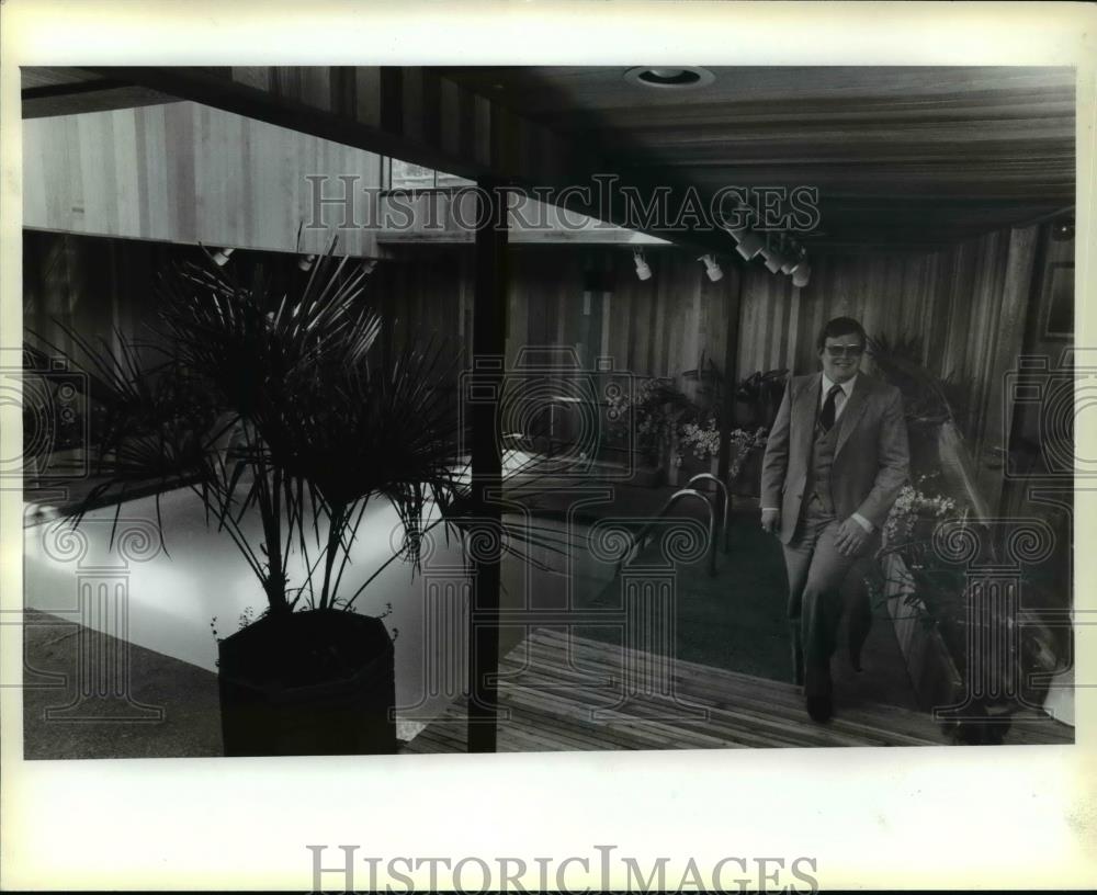 1981 Press Photo Interior design-David Tegart&#39;s West Hills residence - orb78083 - Historic Images