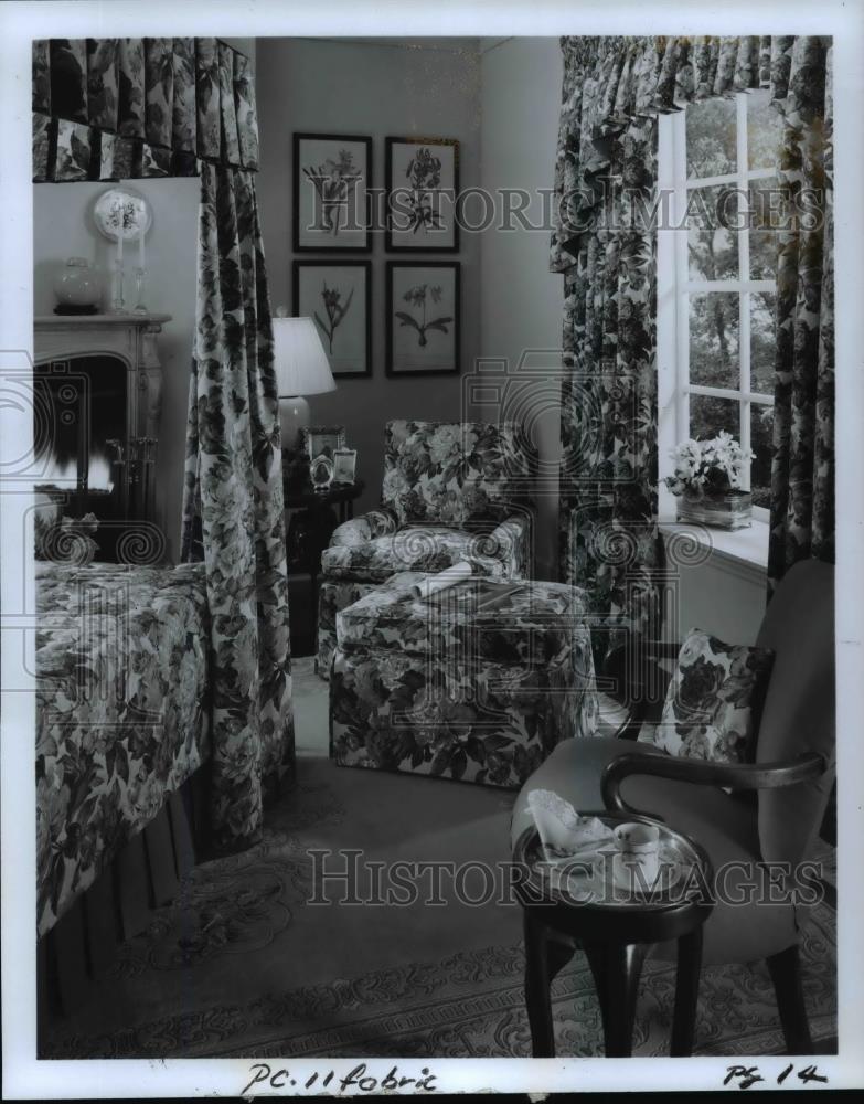 1987 Press Photo Belgique cotton fabric-John Wolf Decorative Fabrics - Historic Images