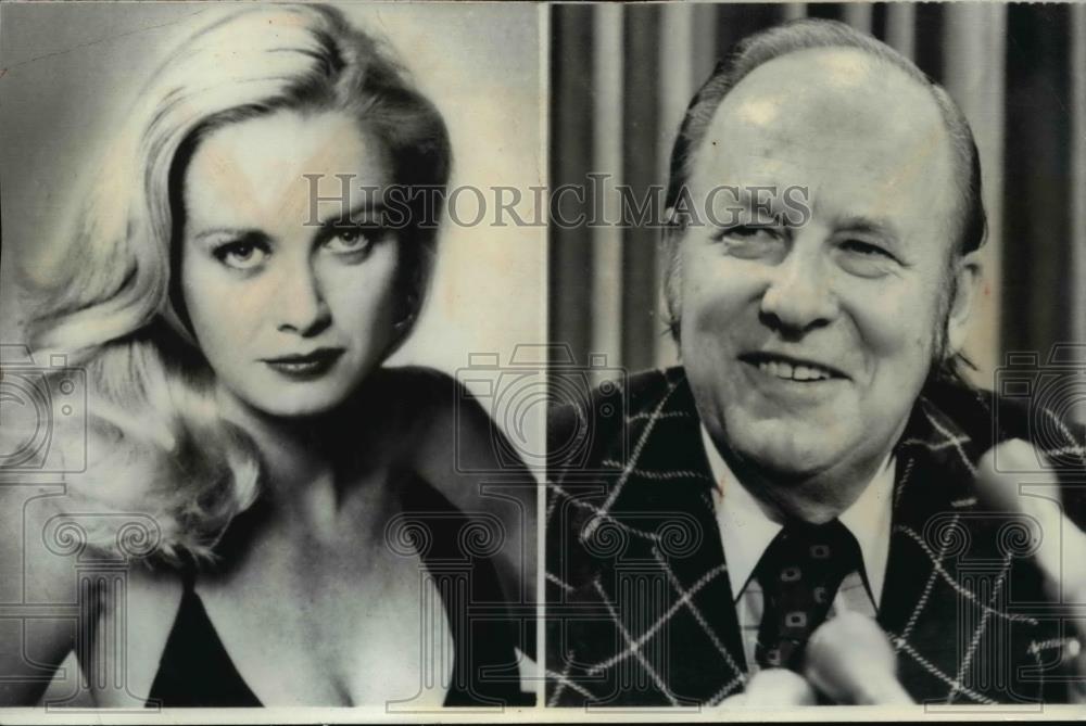 1976 Press Photo House Representative Wayne L. Hays and Elizabeth Ray