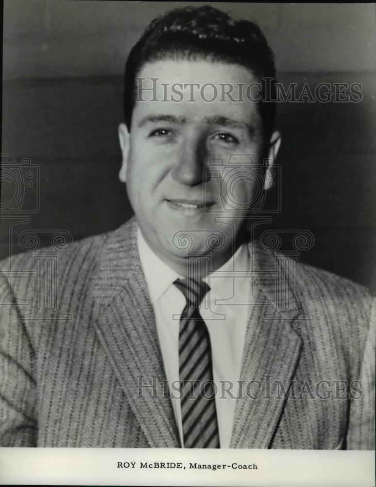 1961 Press Photo Manager - Coach Roy McBride - spa11753 - Historic Images