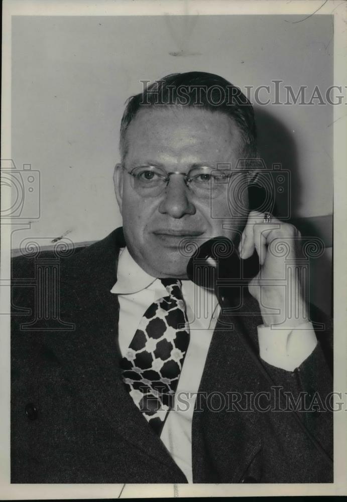 1948 Press Photo A man on the telephone  - spa11757 - Historic Images
