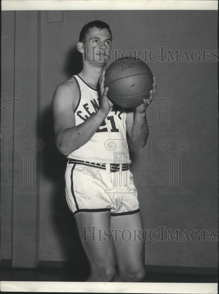 1961 Press Photo Central Washington College basketball player, Phil Fitterer - Historic Images