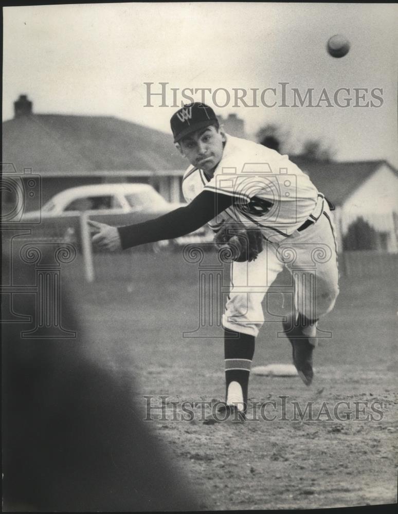 1966 Press Photo W.V. baseball player, Pete Zografor - sps03501 - Historic Images