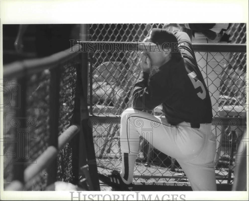 1991 Press Photo Seattle Mariners baseball manager, Jim Lefebvre - sps03069 - Historic Images