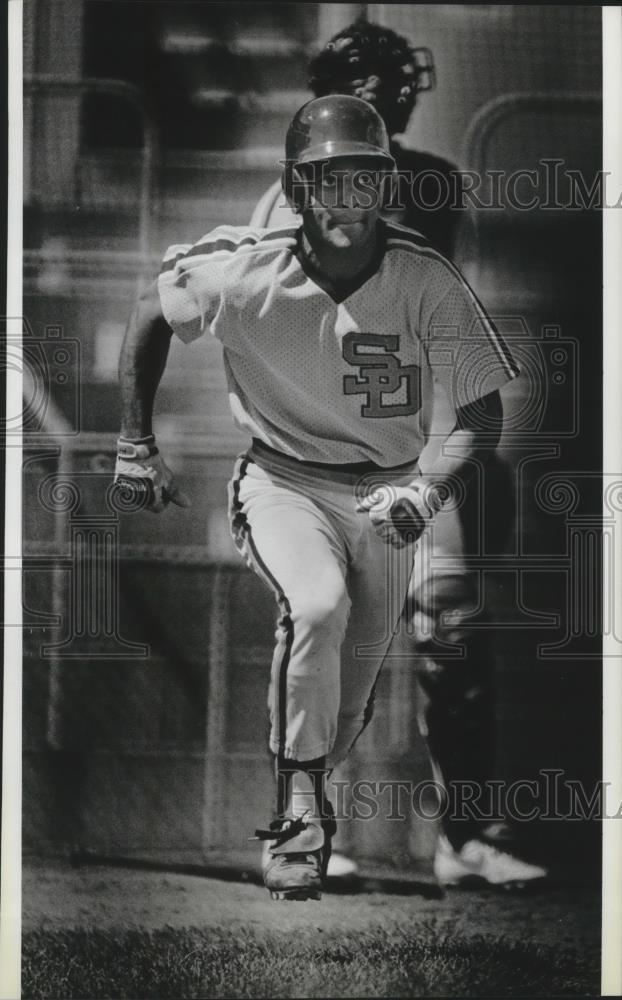 1985 Press Photo San Diego Padres baseball player, Joey Cora - sps03449 - Historic Images