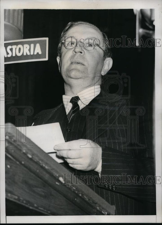 1939 Press Photo New York Lord Lothian speaks at Herald Tribune Forum NYC - Historic Images
