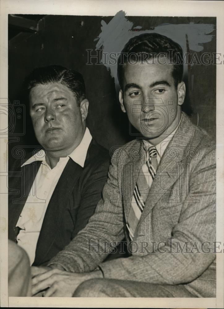 1939 Press Photo New York Leonard Nugent charged in murder case NYC - neny07288 - Historic Images