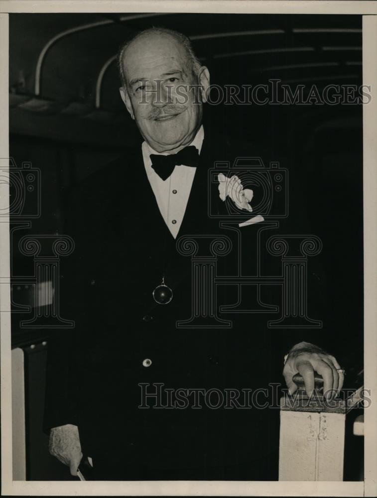 1939 Press Photo New York Jules Bache, International Banker NYC - neny07877 - Historic Images