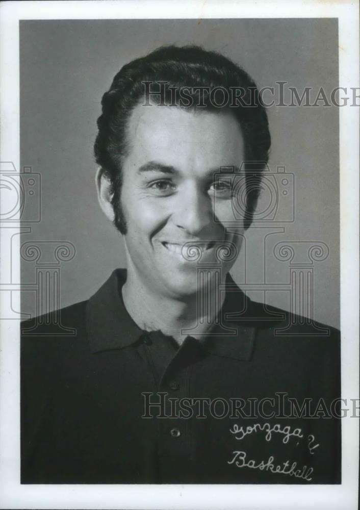 1976 Press Photo Gonzaga University assistant basketball coach, Jim Cosentino - Historic Images