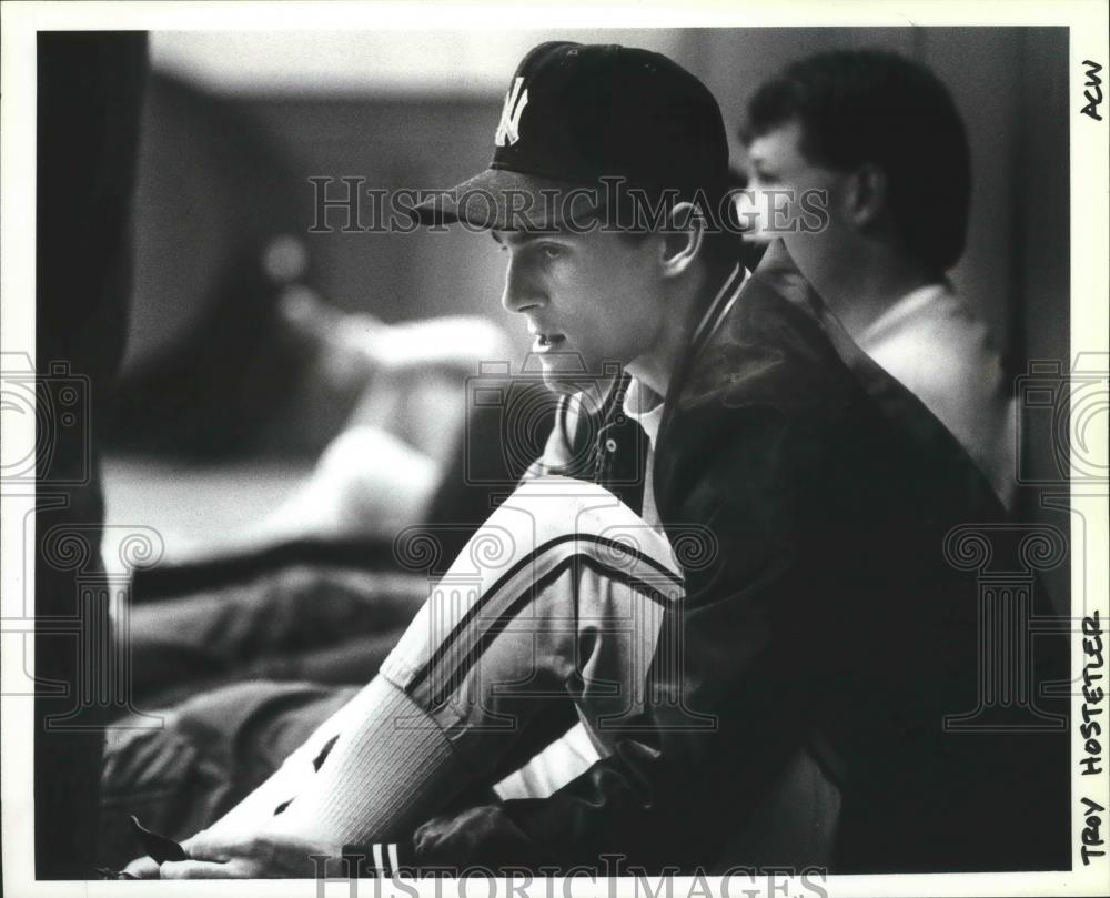 1988 Press Photo NIC baseball coach, Troy Hostetler - sps03087 - Historic Images