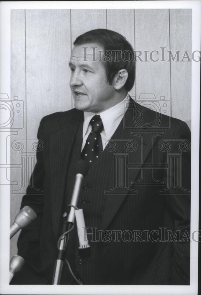 1978 Press Photo University of Idaho football coach, Jerry Davitch - sps03380 - Historic Images