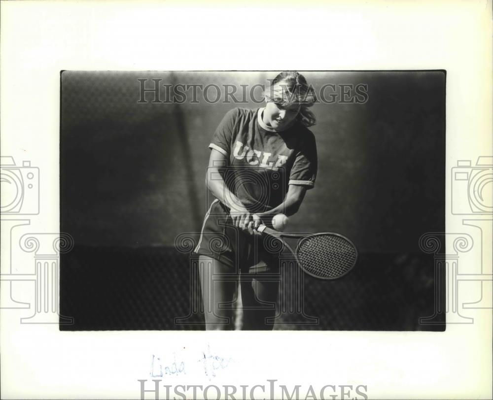 1981 Press Photo Tennis player, Linda Hoon - sps03309 - Historic Images