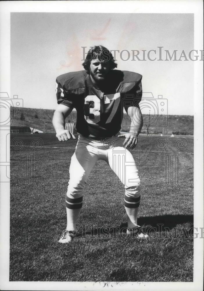 1976 Press Photo Football player #37, Bob Altshuler - sps03394 - Historic Images