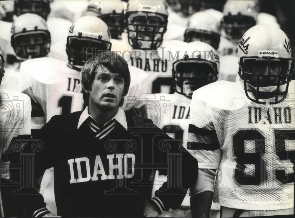 1984 Press Photo University of Idaho football coach, Dennis Erickson - sps03284 - Historic Images