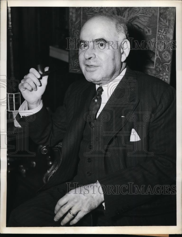 1942 Press Photo New York Gov. Herbert H. Lehman promoted by Roosevelt NYC - Historic Images