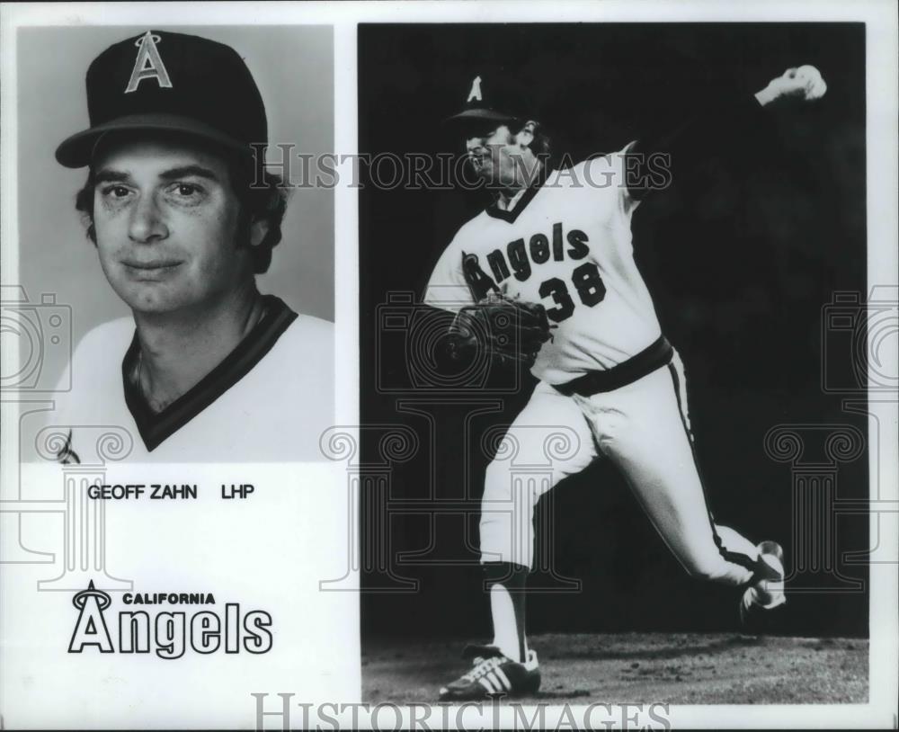 1984 Press Photo California Angels baseball player, Geoff Zahn - sps03022 - Historic Images