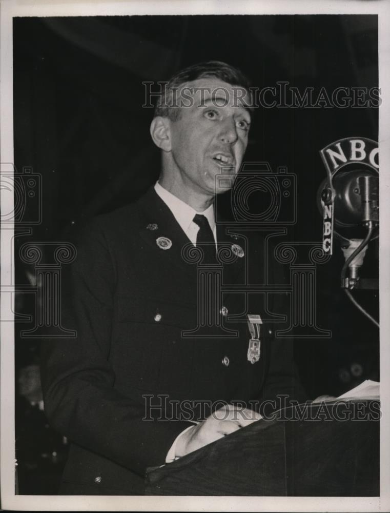 1939 Press Photo Chicago Gov Leverett Saltonstall addresses American Legion CIL - Historic Images