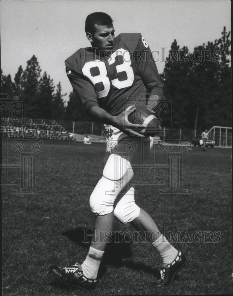 1967 Press Photo Whitworth football player, George Elliott - sps02808 - Historic Images