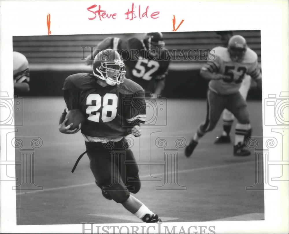 1993 Press Photo Greater Spokane League 2nd leading football rusher, Steve Hilde - Historic Images