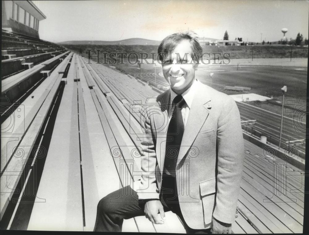 1979 Press Photo Eastern Washington University football coach, Dick Zarner - Historic Images