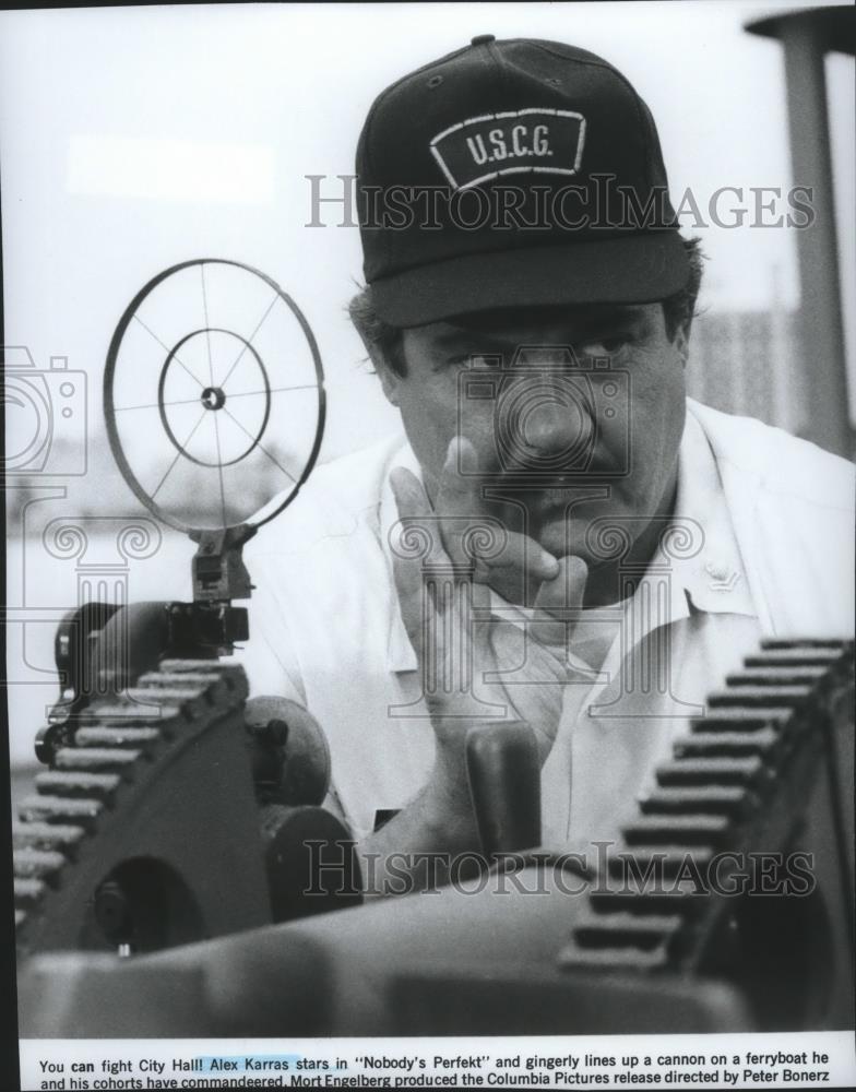 Press Photo Ex-football star, Alex Karras stars in &quot;Nobody&#39;s Perfekt&quot; - sps03480 - Historic Images