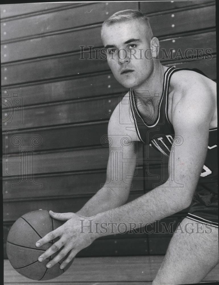 1966 Press Photo Central Washington State College Basketball, Mel Cox - sps03434 - Historic Images