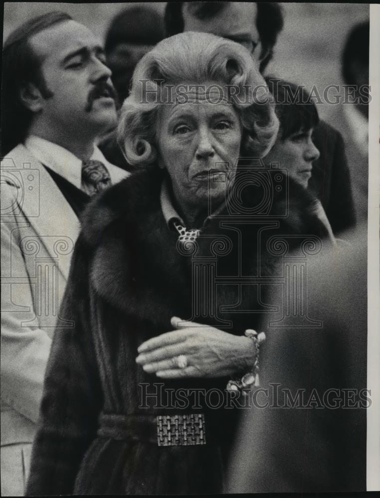 1982 Press Photo Widow of Green Bay Packers Coach Vince Lombardi, Marie, Died - Historic Images