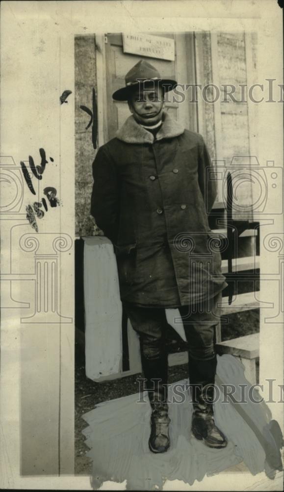1922 Press Photo Major General William M Wright at San Francisco HQ of Ninth Cor - Historic Images