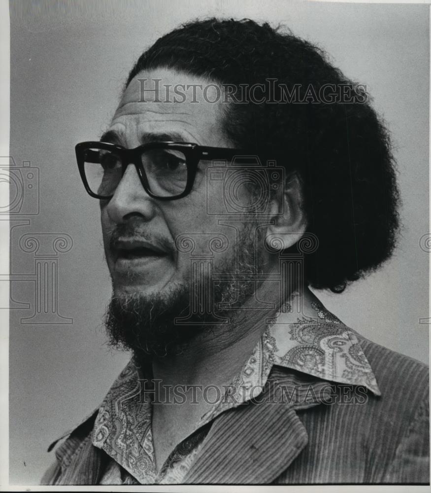1978 Press Photo Dennis Brutus Professor at Northwestern University  - mja60036 - Historic Images