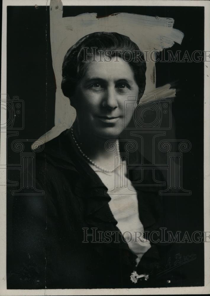 1935 Press Photo Miss Niven Former Gen. Sec. of World&#39;s Council Y W C A, Geneva - Historic Images