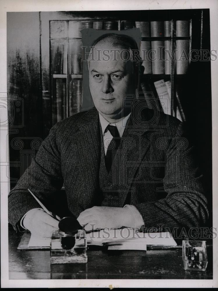 Sir Thomas Inskip, British Cabinet Minster of Defense 1937 Vintage ...