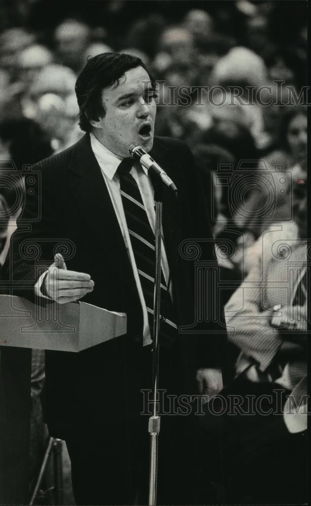 1980 Press Photo Milwaukee Democrat Repersentitive William Broydrick - mja61742 - Historic Images