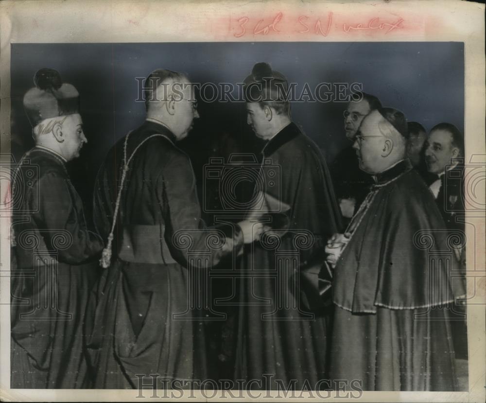 1946 Press Photo Catholic Archbishops Made Cardinals at Consistory, Vatican City - Historic Images