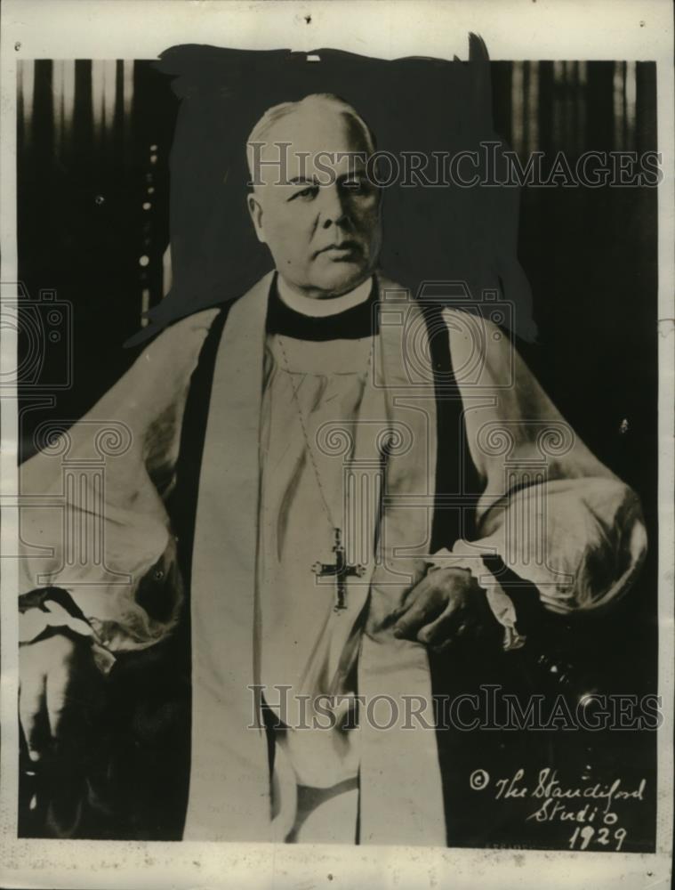 1929 Press Photo Reverend William A. Leanard of Protestant Episcopal Church - Historic Images