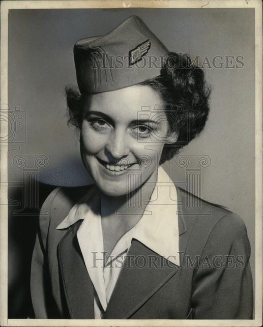 1944 Press Photo Genevieve St. Mary, USO hostess - neo05620 - Historic Images